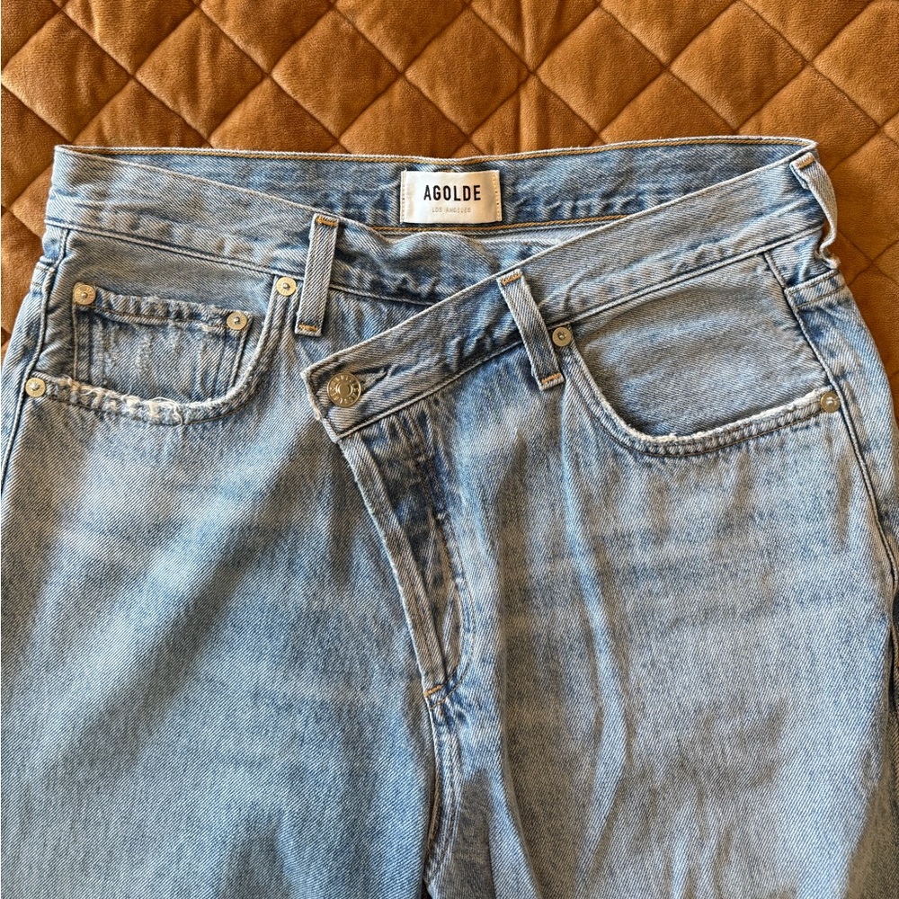 Agolde Light Blue Relaxed Jeans
